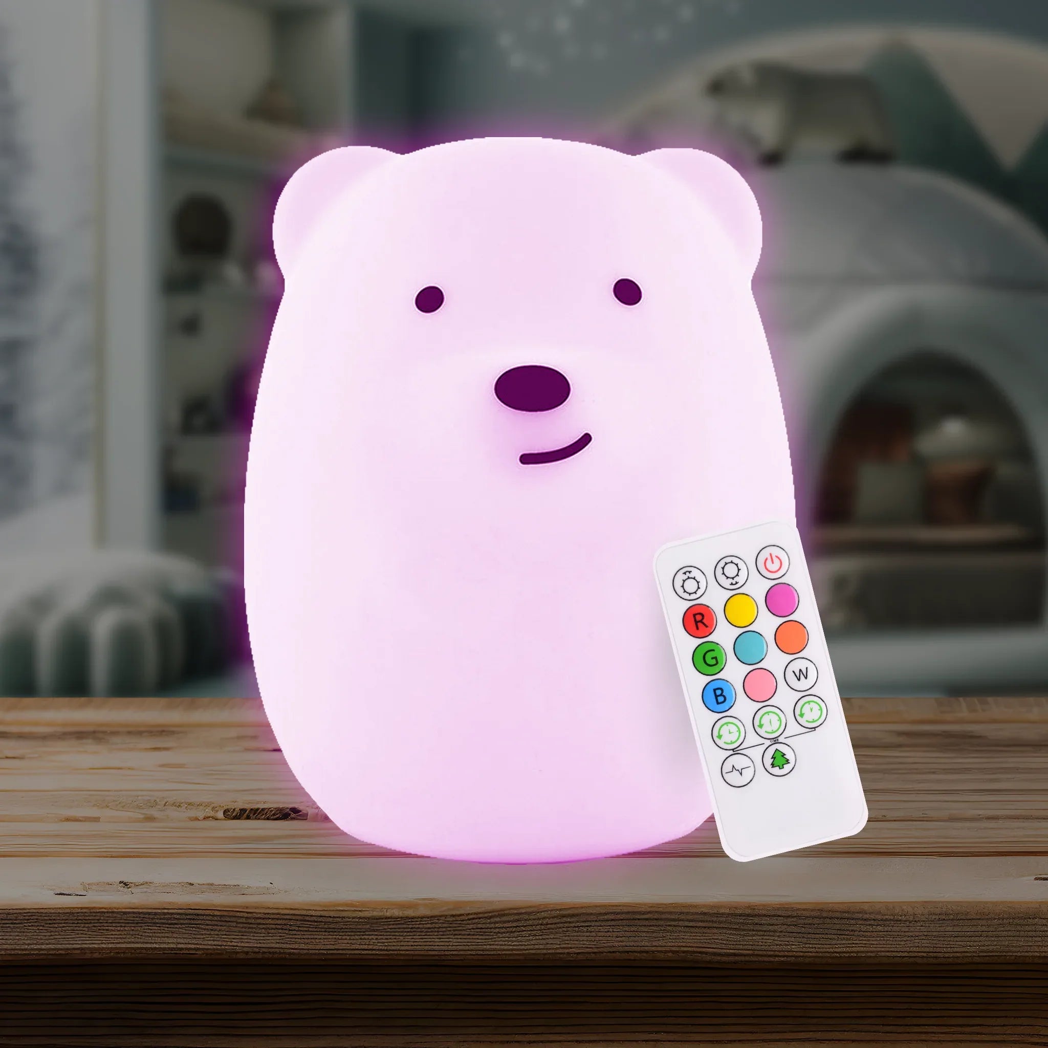 LumiPets® Benny the Bear- Children's Touch Night Light - BIG FRENCHIES