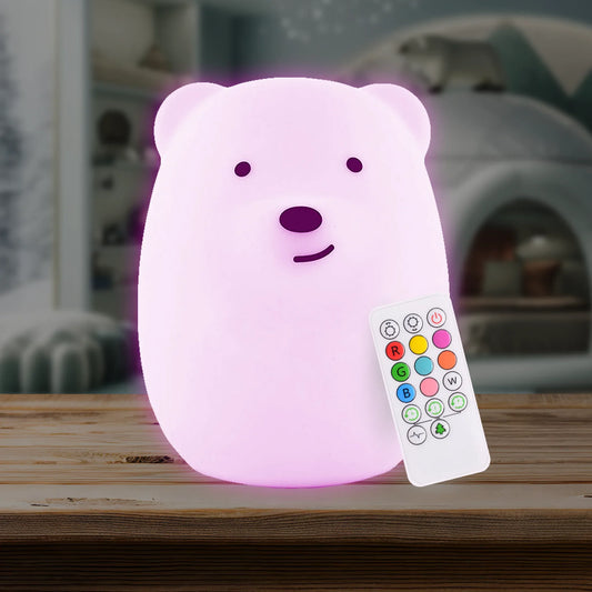 LumiPets® Benny the Bear- Children's Touch Night Light - BIG FRENCHIES