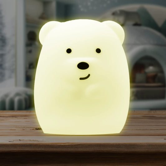 LumiPets® Bella the Bear- Children's Touch Night Light Junior - BIG FRENCHIES