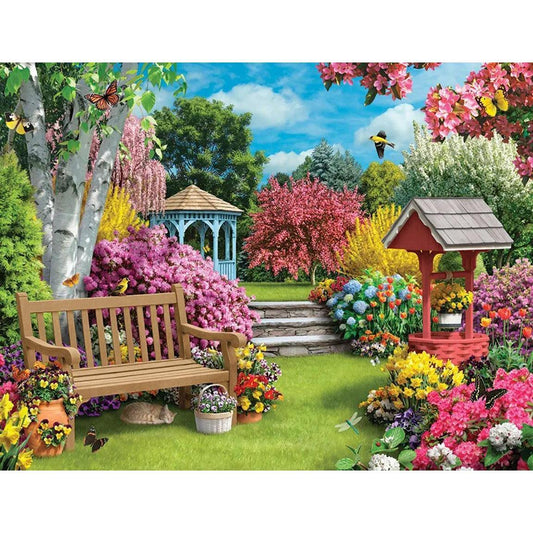 Beautiful Blossoms 500 Piece Jigsaw Puzzle Springbok - BIG FRENCHIES