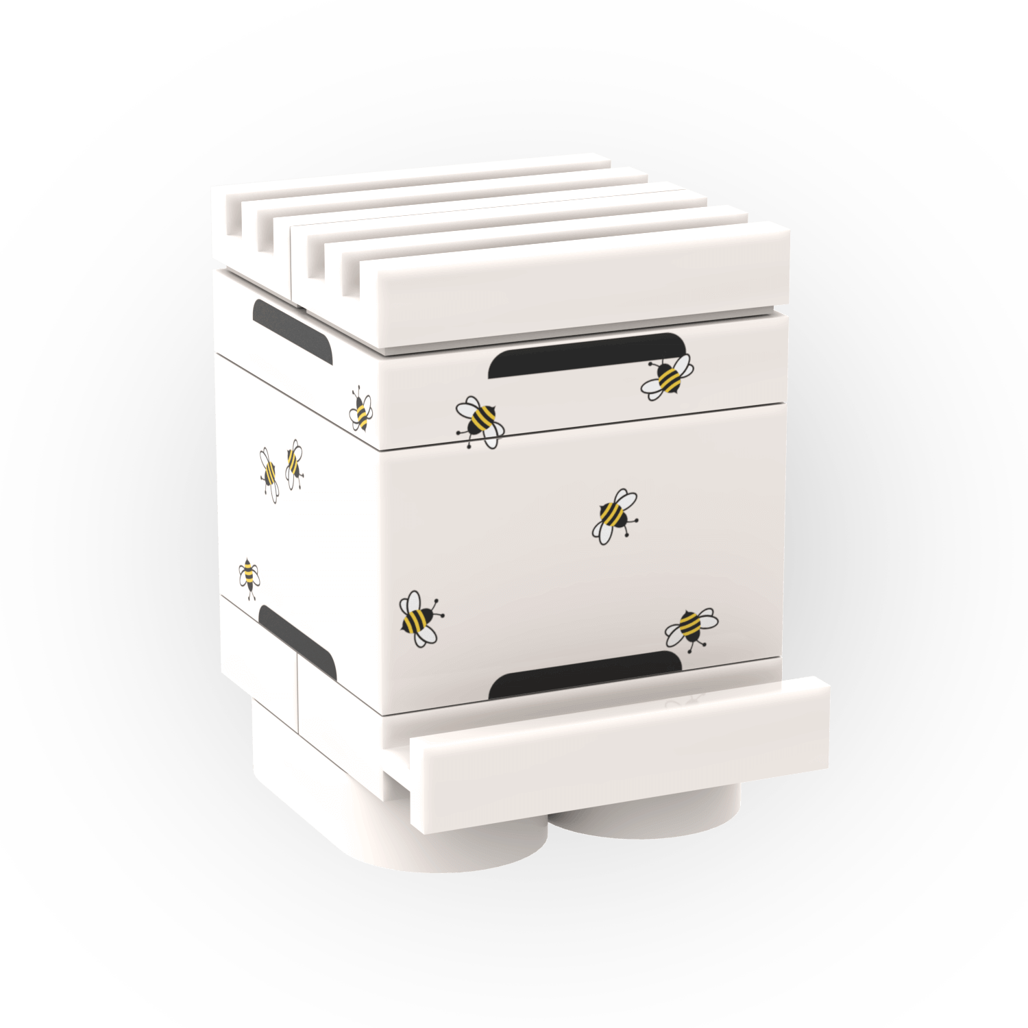 Bee Hive - Custom Printed - Made Using LEGO® Parts