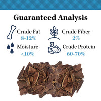 Country Living 4”-6” Beef Lung Slices Dog Treats – 8oz Bag – 100% Natural, Single-Ingredient, High-Protein, Grain-Free Dog Treats – Crunchy & Lightweight - BIG FRENCHIES
