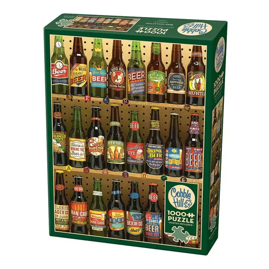Beer Collection 1000 Piece Jigsaw Puzzle Cobble Hill - BIG FRENCHIES