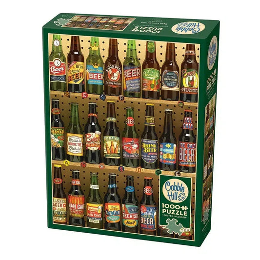 Beer Collection 1000 Piece Jigsaw Puzzle Cobble Hill - BIG FRENCHIES