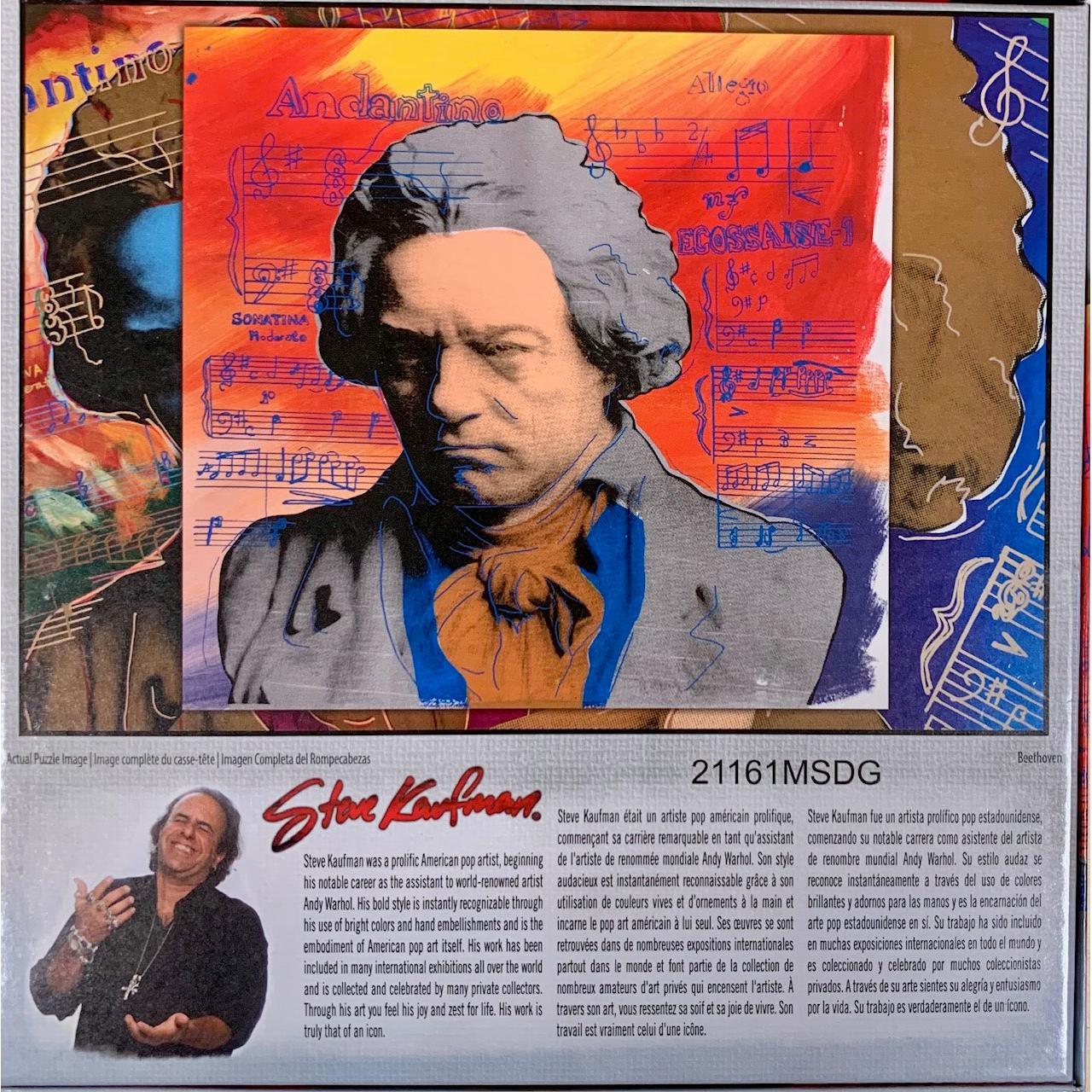 Beethoven by Steve Kaufman 1000 Piece Jigsaw Puzzle Sure Lox - BIG FRENCHIES