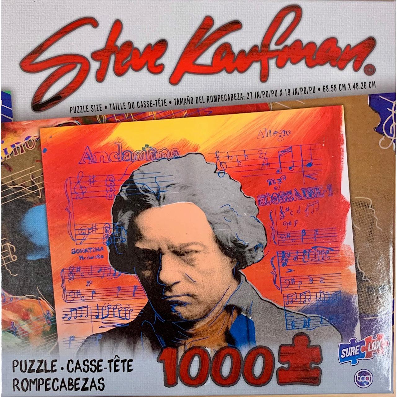Beethoven by Steve Kaufman 1000 Piece Jigsaw Puzzle Sure Lox - BIG FRENCHIES