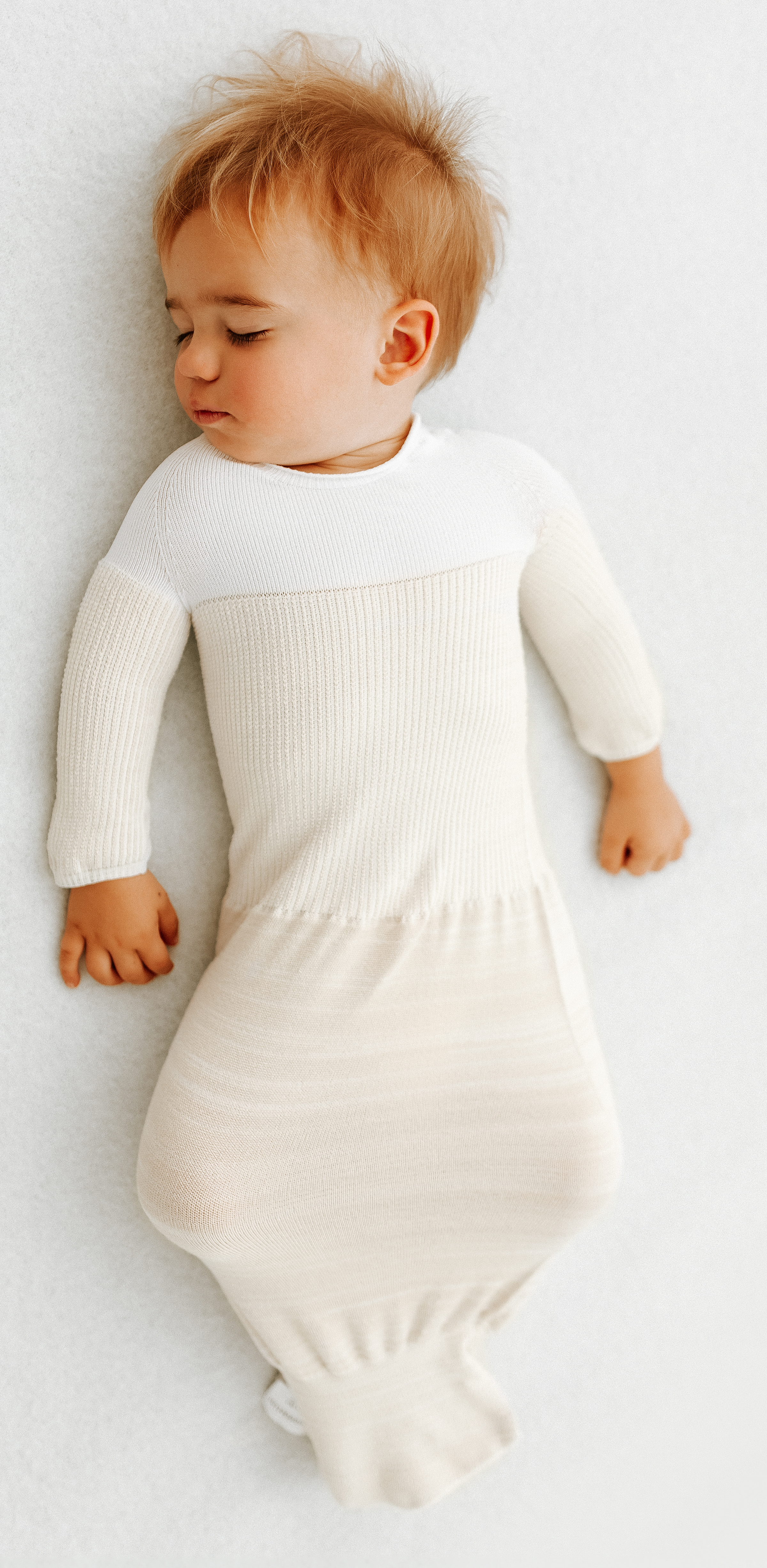 Bamboo Blend Beige Arms Out™ Long Sleeve Sleep Sack