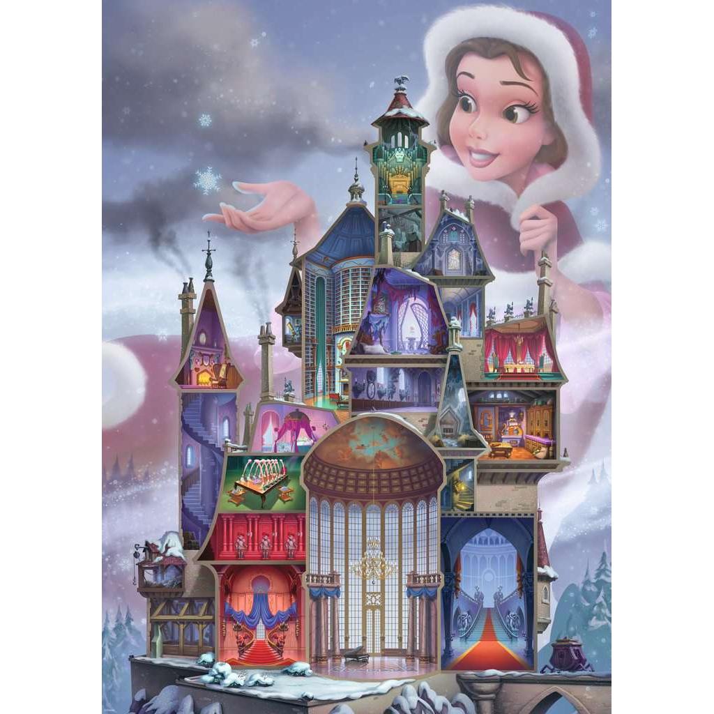 Belle "Disney Castle Collection" 1000 Piece Jigsaw Puzzle Ravensburger