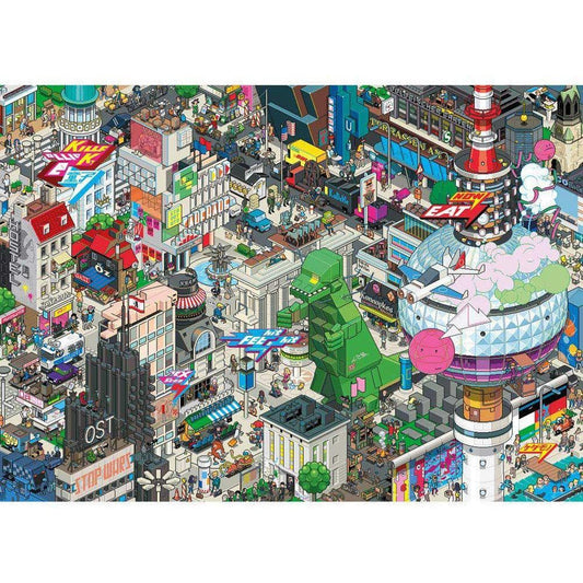 Berlin Quest Pixorama 1000 Piece Jigsaw Puzzle Heye - BIG FRENCHIES