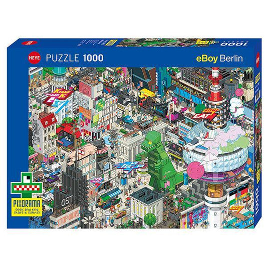 Berlin Quest Pixorama 1000 Piece Jigsaw Puzzle Heye - BIG FRENCHIES