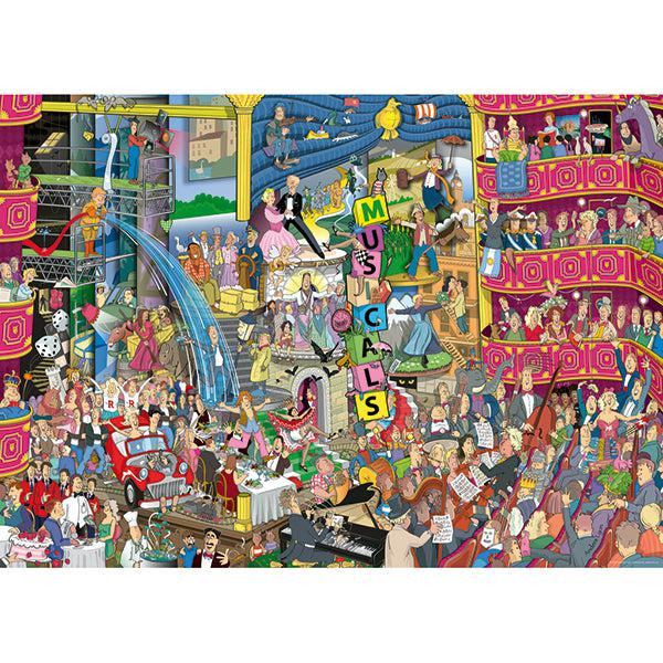 Best of Musicals 1000 Piece Jigsaw Puzzle Heye