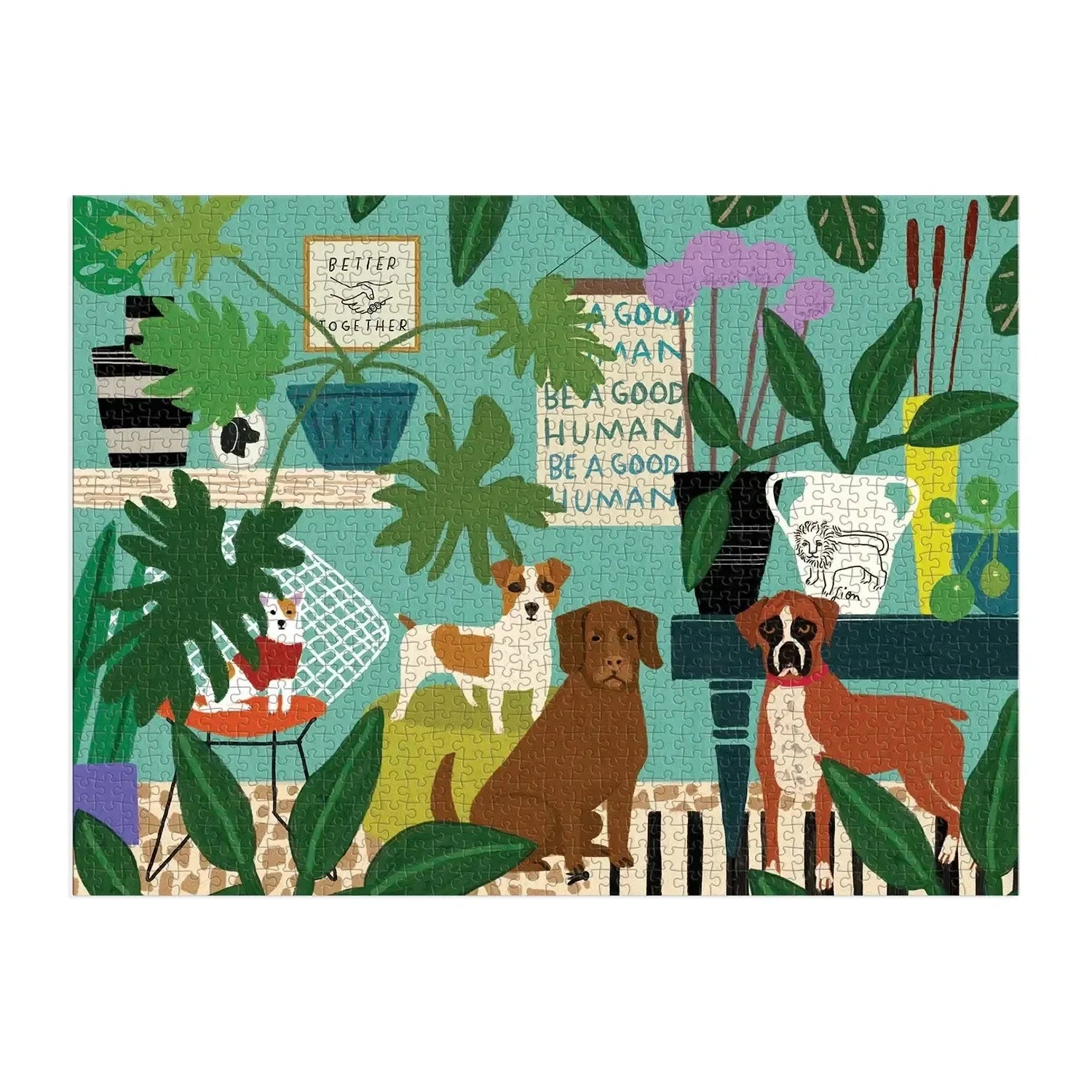 Better Together 1000 Piece Jigsaw Puzzle Galison - BIG FRENCHIES