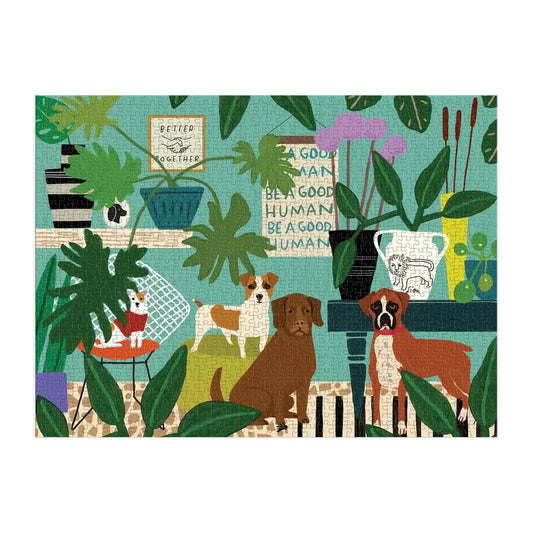 Better Together 1000 Piece Jigsaw Puzzle Galison - BIG FRENCHIES