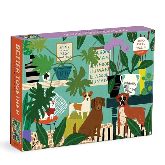 Better Together 1000 Piece Jigsaw Puzzle Galison - BIG FRENCHIES