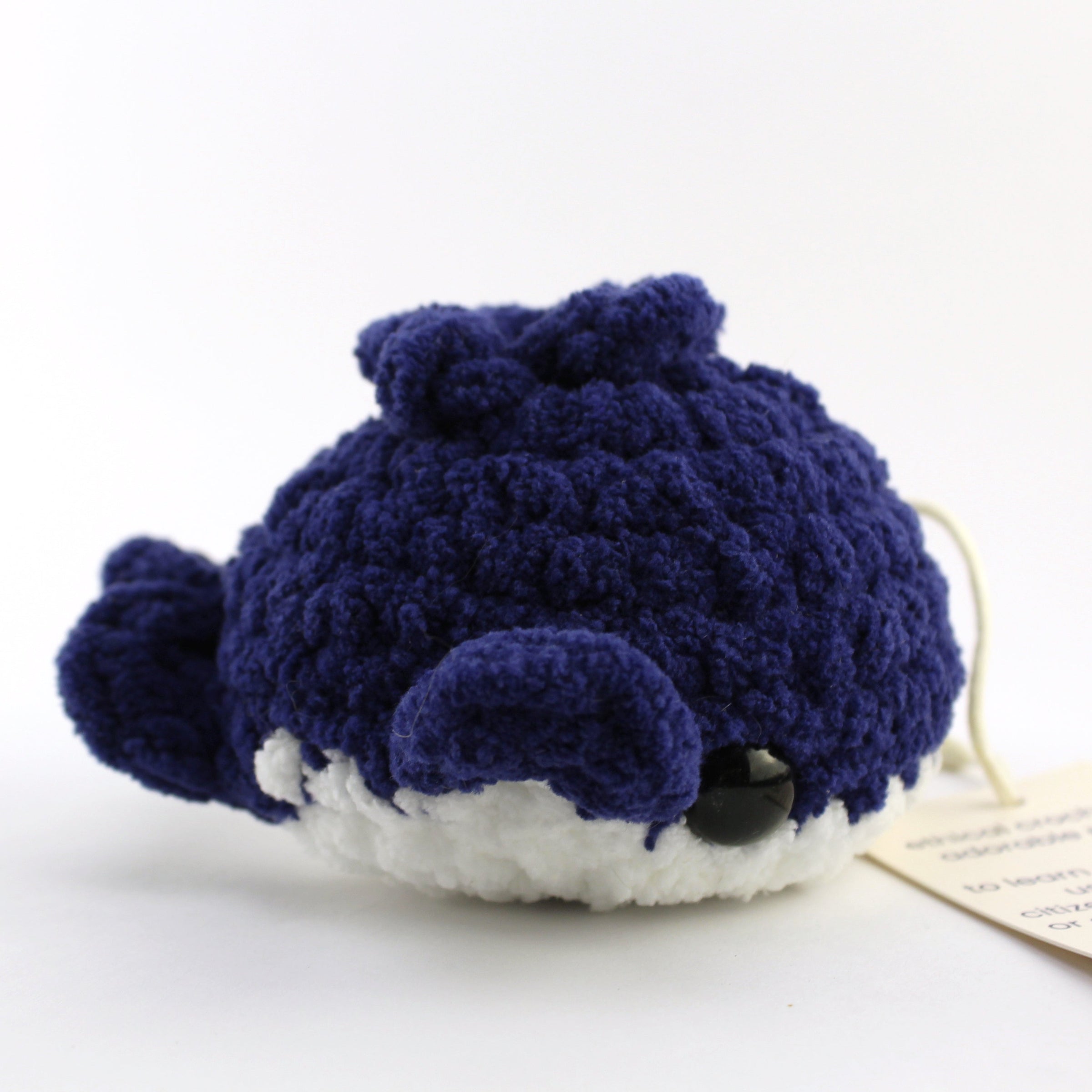 Betty the Blueberry Whale Crochet Plushie