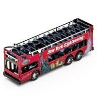 Big Apple Tour Bus 3D Steel Model Kit Metal Earth