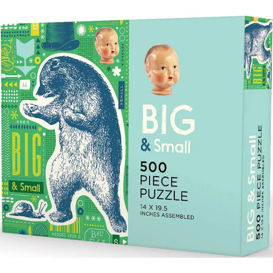 Big & Small 500 Piece Jigsaw Puzzle Gibbs Smith - BIG FRENCHIES