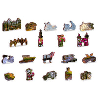 Bikes in Amsterdam 300 Piece Wood Jigsaw Puzzle Wooden City