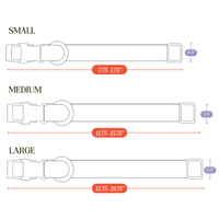 Tilley + Me PVC Dog Collar - All Weather Waterproof Durable & Odor-Resistant