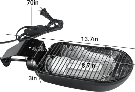 Bird Cage UVB Light Fixture Kit 20W UVA UVB Lamp for Aviary Health