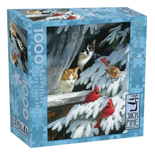 Bird Watchers 1000 Piece Jigsaw Puzzle Jack Pine - BIG FRENCHIES