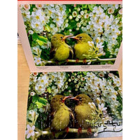 Birds in the Spring Garden 63 Piece Tray Jigsaw Puzzle Quokka - BIG FRENCHIES