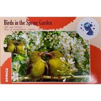 Birds in the Spring Garden 63 Piece Tray Jigsaw Puzzle Quokka - BIG FRENCHIES