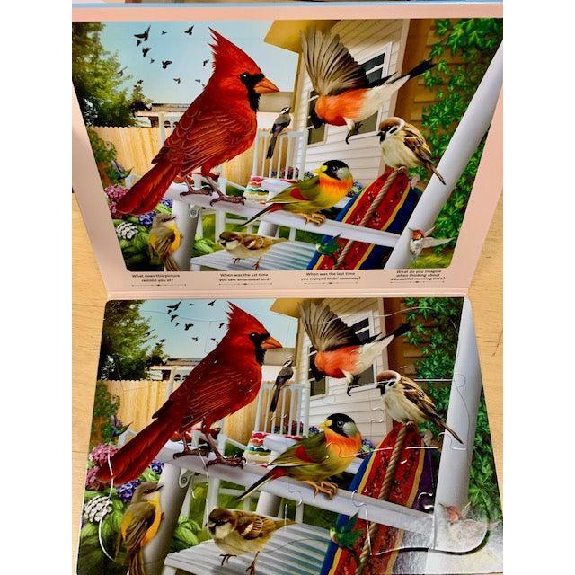 Birds in the Yard 13 Piece Tray Jigsaw Puzzle Quokka - BIG FRENCHIES