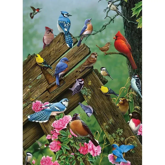 Birds of the Forest 1000 Piece Jigsaw Puzzle Cobble Hill - BIG FRENCHIES