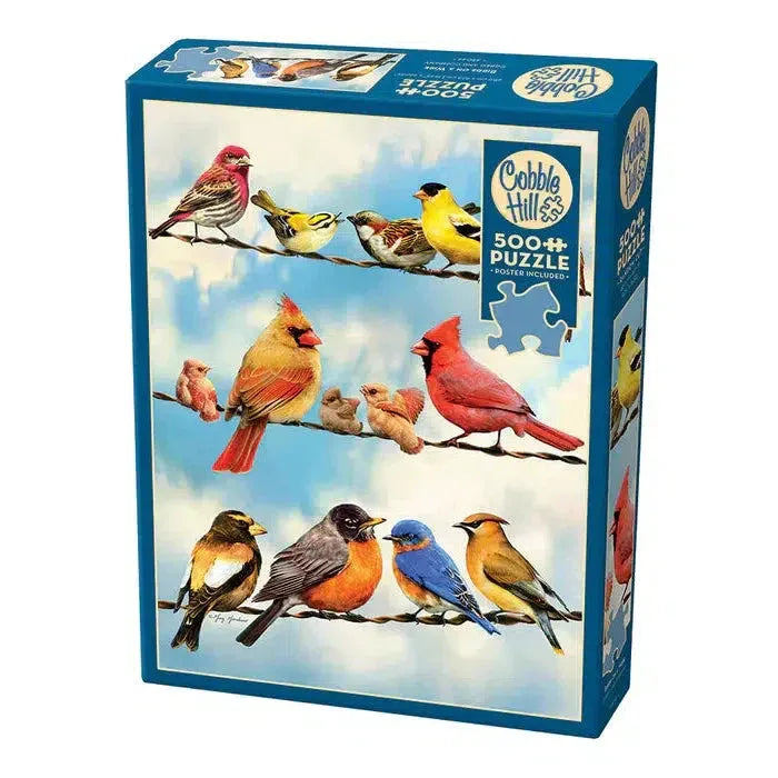 Birds on a Wire 500 Piece Jigsaw Puzzle Cobble Hill - BIG FRENCHIES