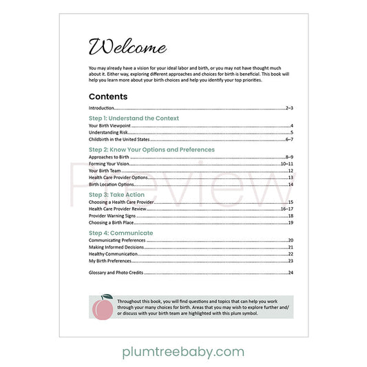 Birth Choices Booklet - BIG FRENCHIES