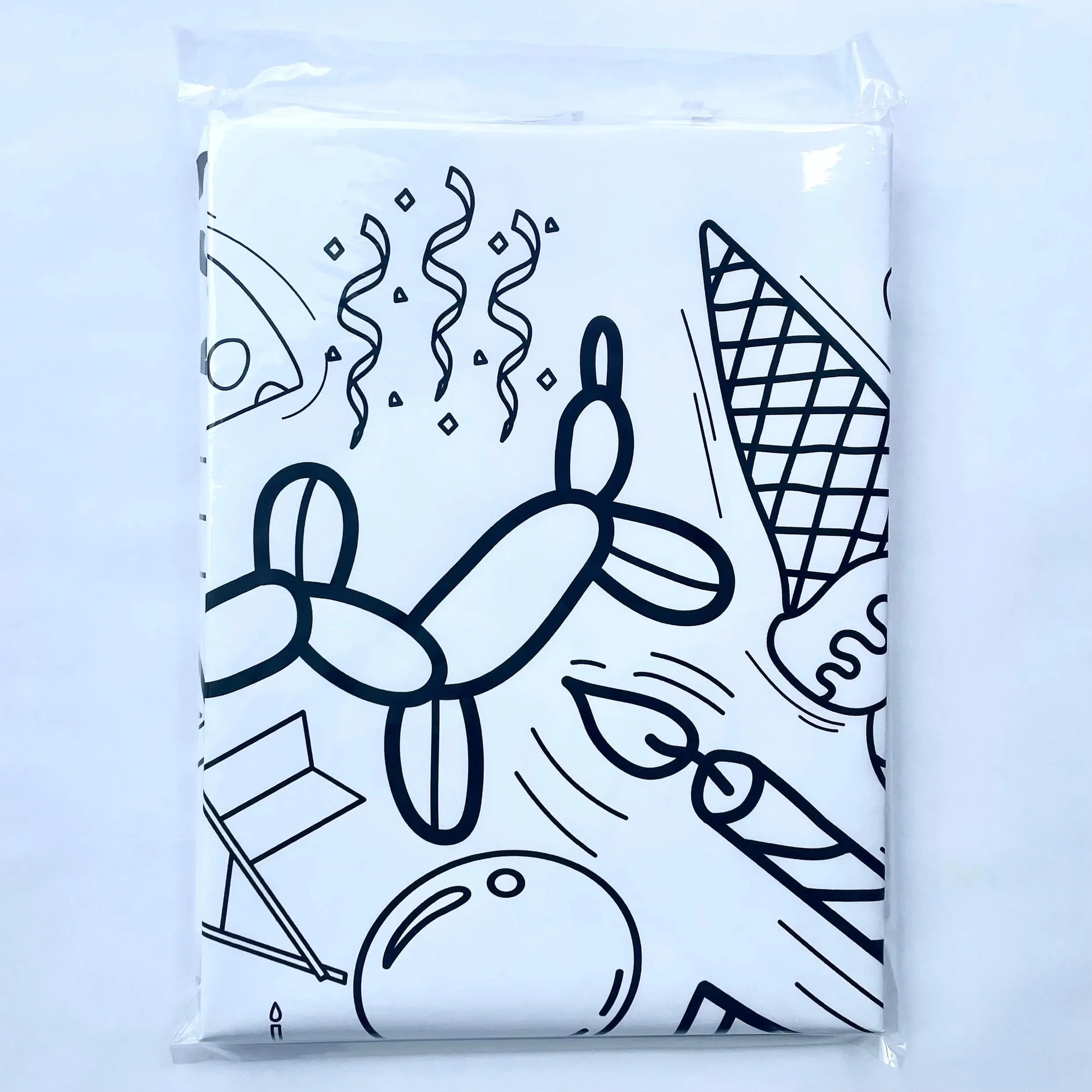Happy Birthday Coloring Tablecloth - BIG FRENCHIES