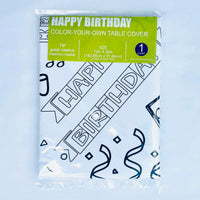 Surprise Party Coloring Tablecloth - BIG FRENCHIES
