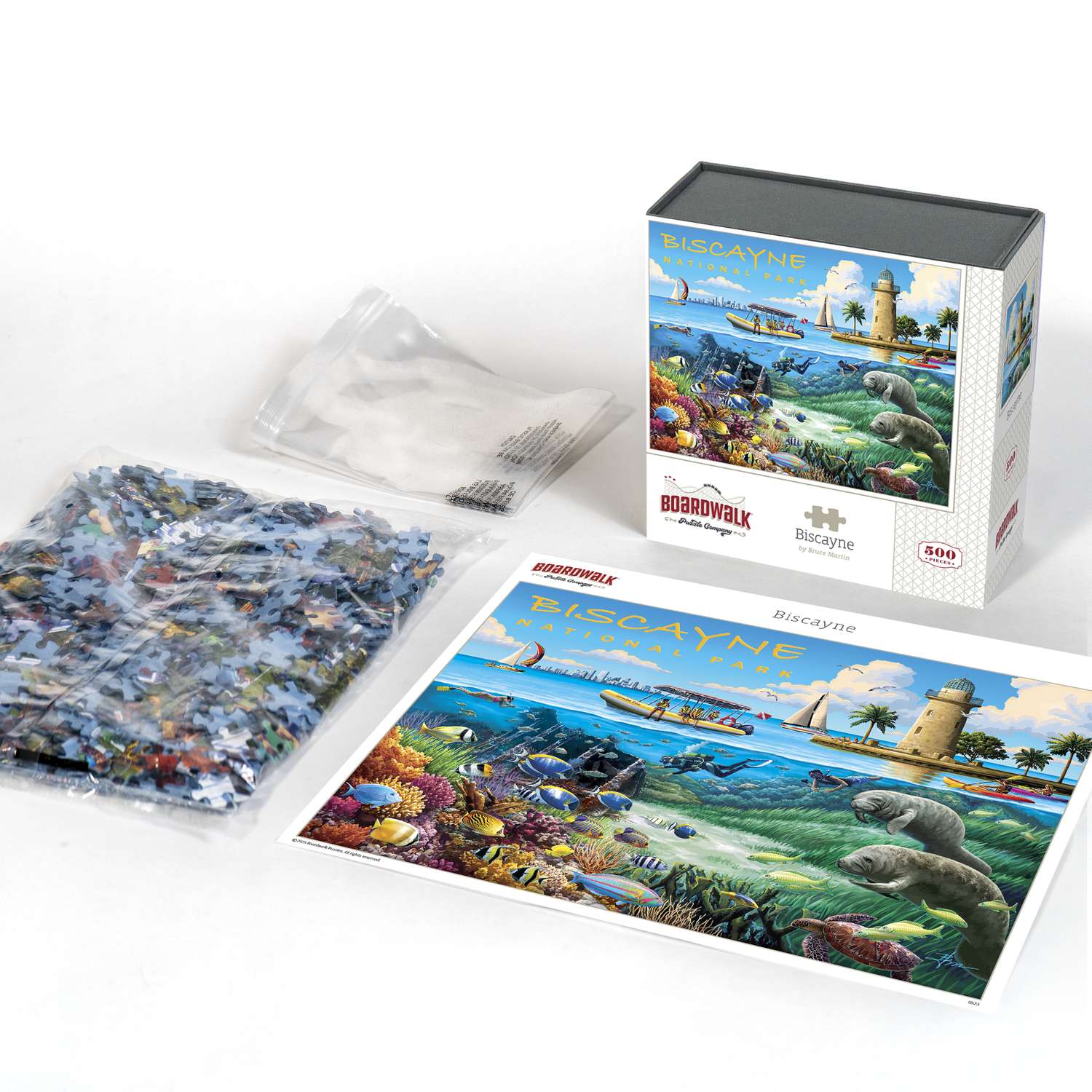 Biscayne National Park 500 Piece Jigsaw Puzzle Boardwalk