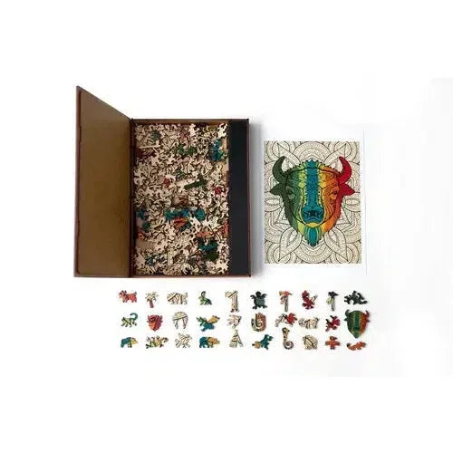 Bison 250 Piece Wooden Jigsaw Puzzle Geek Toys - BIG FRENCHIES