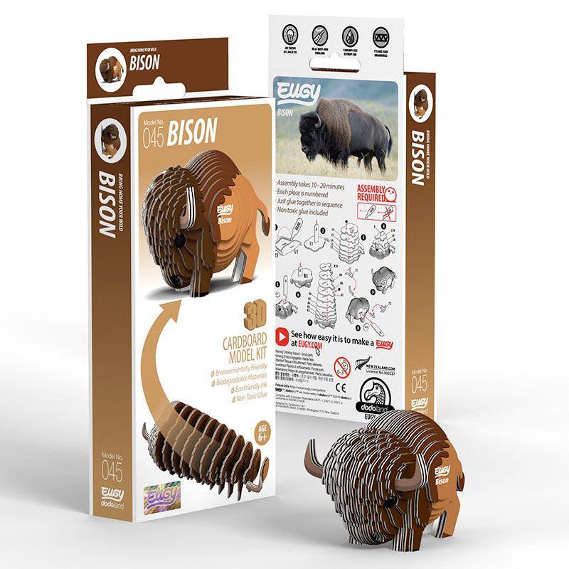 Bison 3D Cardboard Model Kit Eugy - BIG FRENCHIES