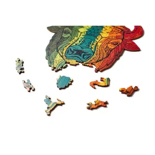 Bison 70 Piece Wooden Jigsaw Puzzle Geek Toys - BIG FRENCHIES