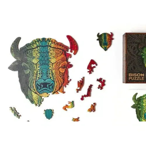 Bison 70 Piece Wooden Jigsaw Puzzle Geek Toys - BIG FRENCHIES