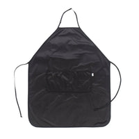 Solid Black Minimalist Apron - fits sizes youth small through adult 2XL - BIG FRENCHIES