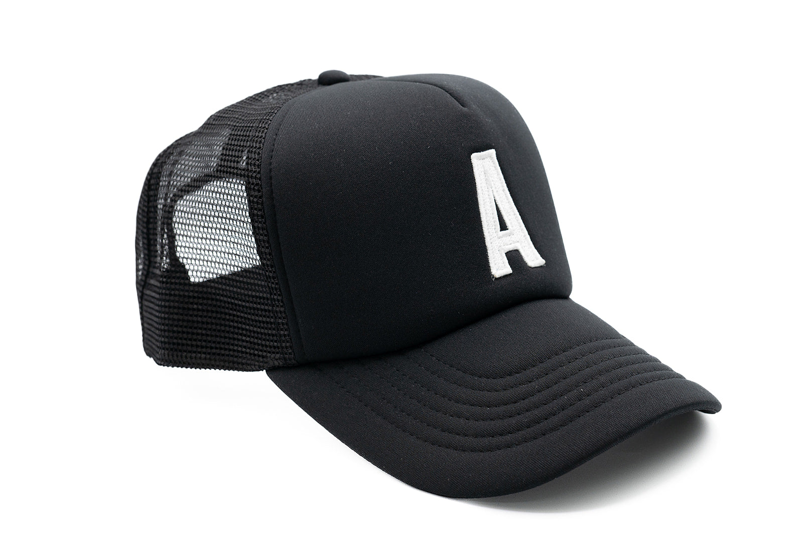 Black Letter Trucker Hat - BIG FRENCHIES