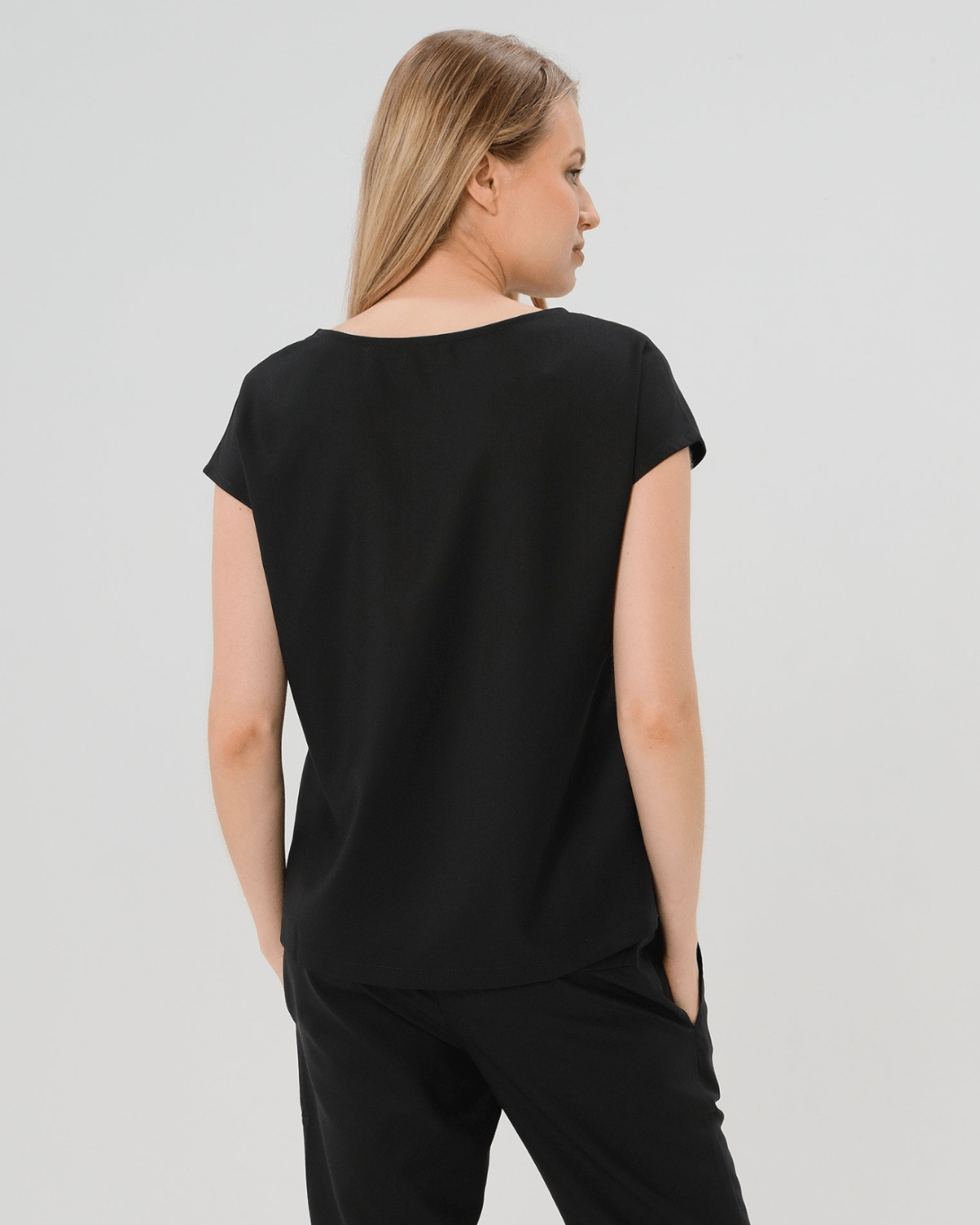 Maternity Shell Top w/ Hidden Nursing Zip in All-Season Wool - BIG FRENCHIES