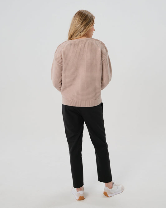 Elizabeth Under Belly Maternity Pants in All-Season Wool - BIG FRENCHIES