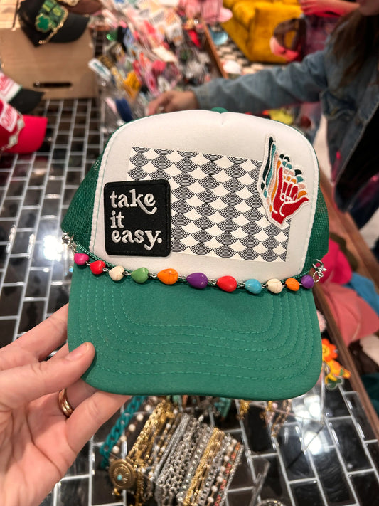 Black & White Arches Pattern Trucker - BIG FRENCHIES