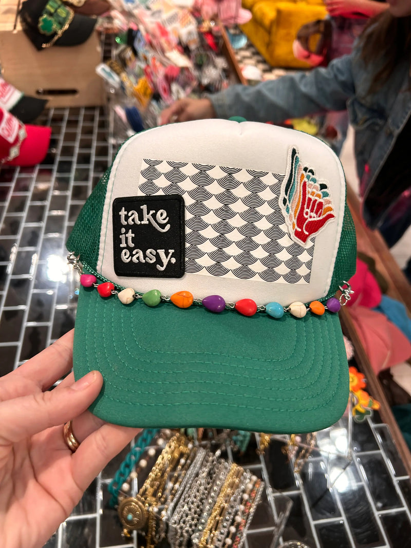 Black & White Arches Pattern Trucker - BIG FRENCHIES