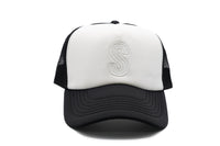 Black & White Letter Trucker Hat - BIG FRENCHIES