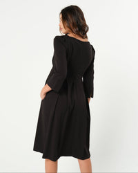 Sarah Empire Maternity & Nursing Dress in TENCEL (Regular & Petite) - BIG FRENCHIES