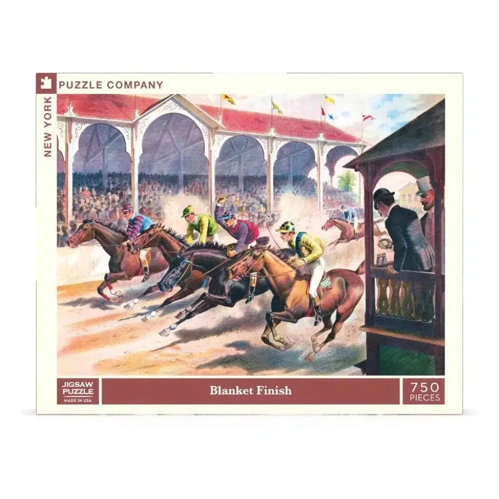 Blanket Finish 750 Piece Jigsaw Puzzle NYPC - BIG FRENCHIES