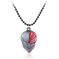 Bleach Ulquiorra Cifer Mask Anime Necklace Fashion Broken Masks Pendant Metal Choker Necklace