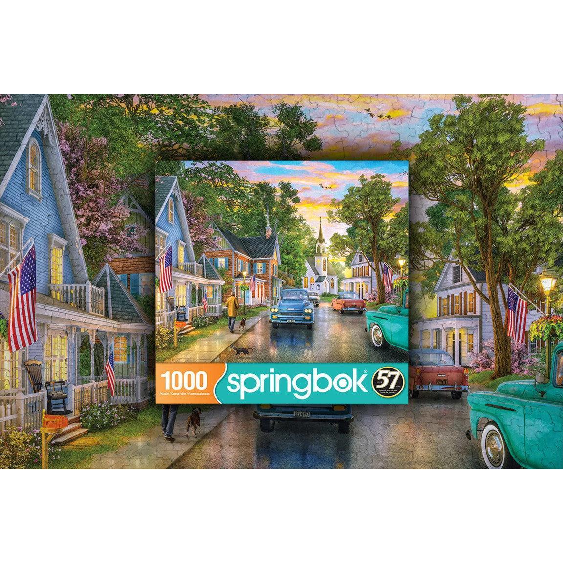 Blissful Borough 1000 Piece Jigsaw Puzzle Springbok