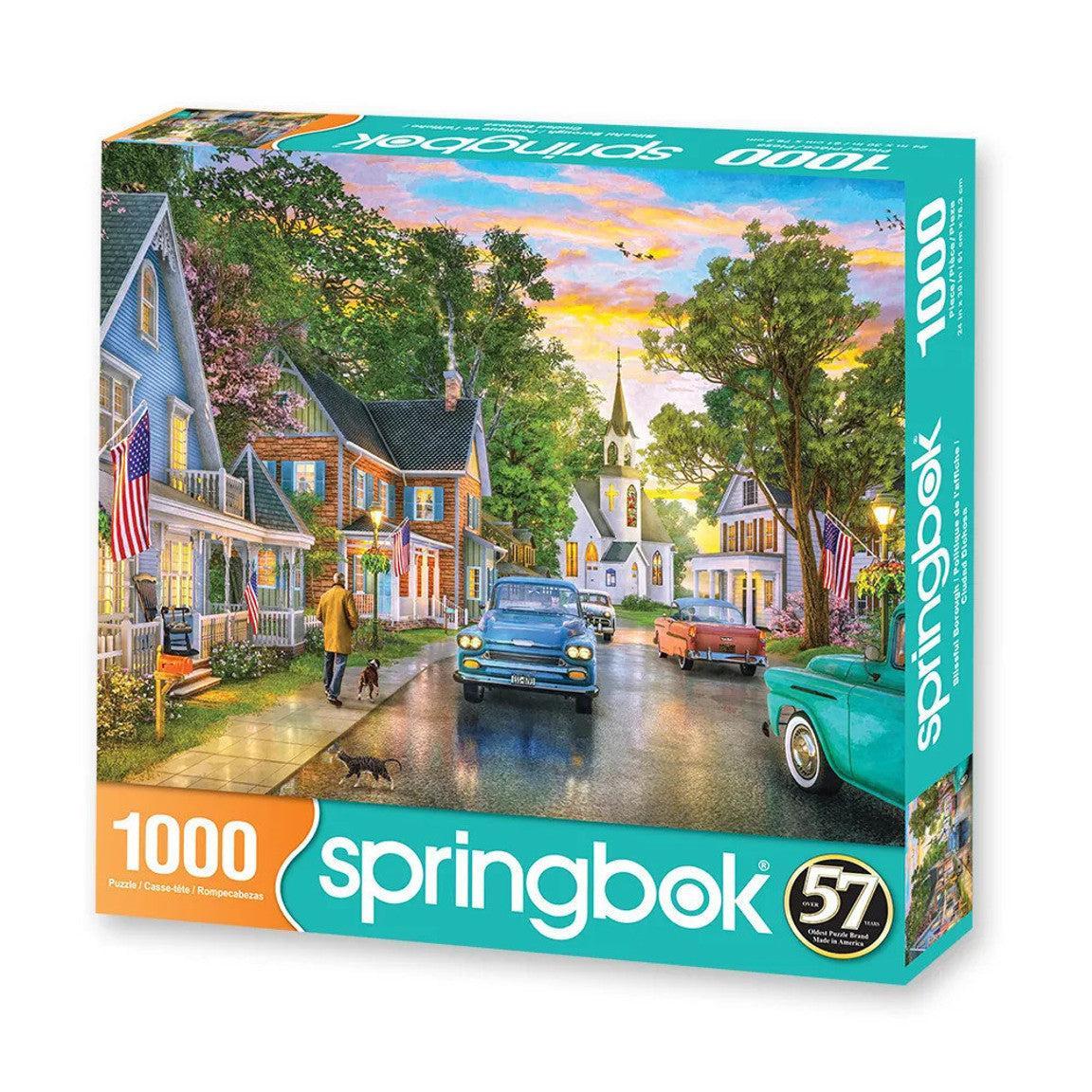 Blissful Borough 1000 Piece Jigsaw Puzzle Springbok